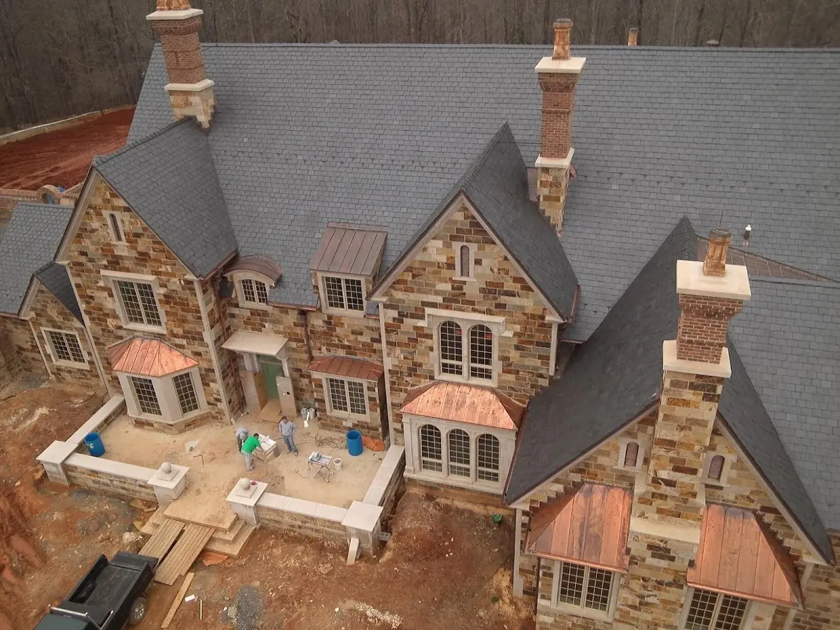 Craftsman Roofing Slate Roof Repair project in Corbett Hill Farms